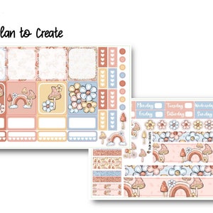 Kit Semanal do Primo Hobonichi Cogumelo