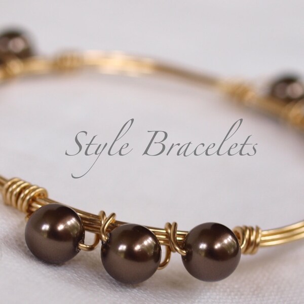 bourbon and boweties pearl bracelet