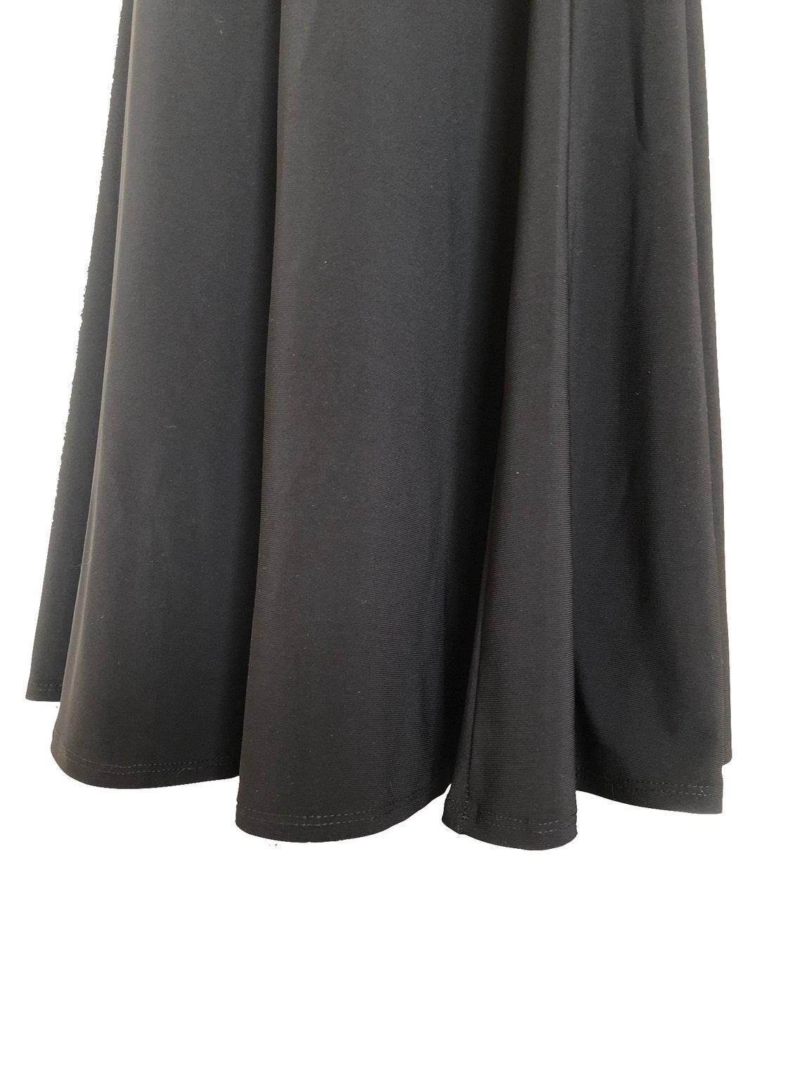Plain Black Fishtail Maxi Skirt - Etsy UK