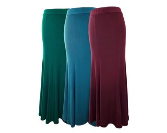 PETITE Plain Fishtail Maxi Skirt