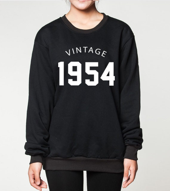 65e sweatshirt anniversaire, pull d’anniversaire, vintage 1954, d’anniversaire, cadeau d’anniversaire, 1954, chemise 50 ' s, pull unisexe, pulls ras du cou, gris, noir c03afd 65e sweatshirt anniversaire, pull d’anniversaire, vintage 1954, d’anniversaire, cadeau d’anniversaire, 1954, chemise 50 ' s, pull unisexe, pulls ras du cou, gris, noir c03afd