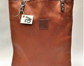 Women's genuine leather bag, leather bag LINEA JV Made in Italy.