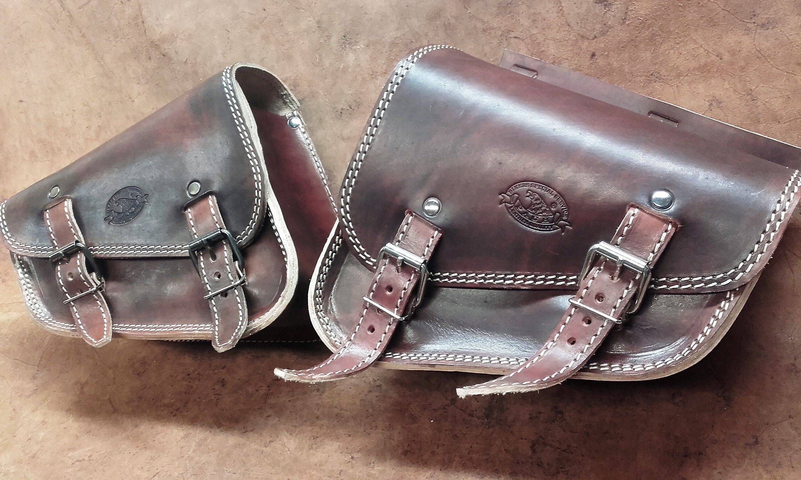 Sportster and Side Softail Bag Custom Motorcycle Harley Iron
