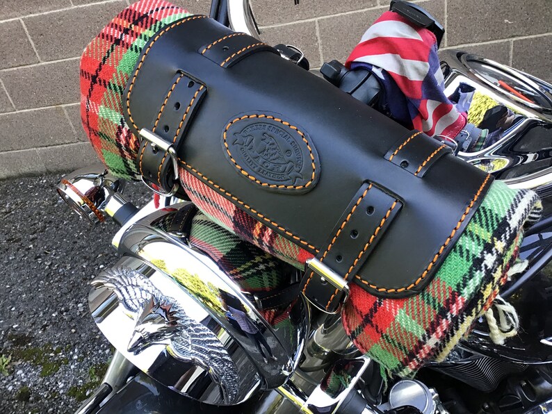 MOTOCYCLE BELT BLANKET HOLDE BIKE, MEXICAN , HAND MADE