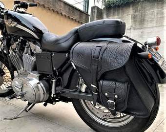 Code MONO 155 / Mod. LADY BIKER - In leather 4 mm. also available right side Made in Italy