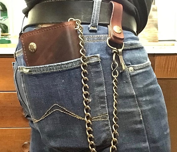 Biker Wallet w/ Chain