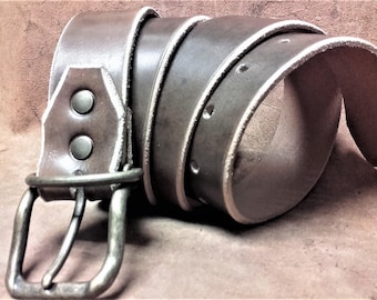 Leather and Leather Belt