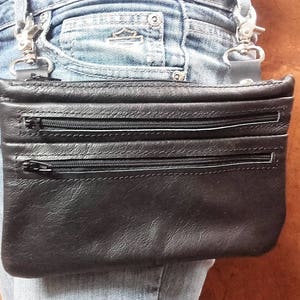 REISSVERSCHLUSSTASCHE 001 Klassisch aus echtem Leder der JV-Kollektion, hergestellt in Italien