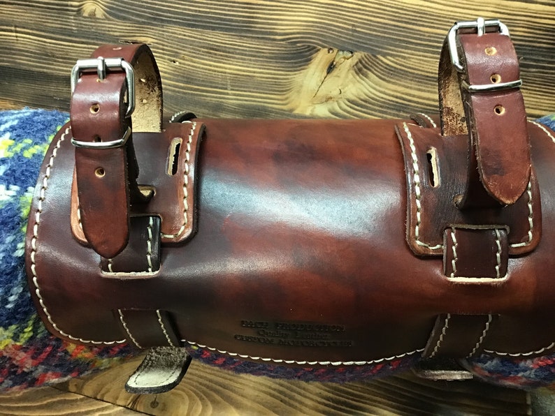 Covered door for custom motorcycles leather blanket holder Etsy