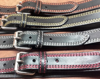 Men's Belts | Cowhide leather belt 3.5 mm. thick and 4 cm. wide Made in Italy