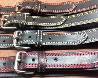 Men's Belts | Cowhide leather belt 3.5 mm. thick and 4 cm. wide Made in Italy