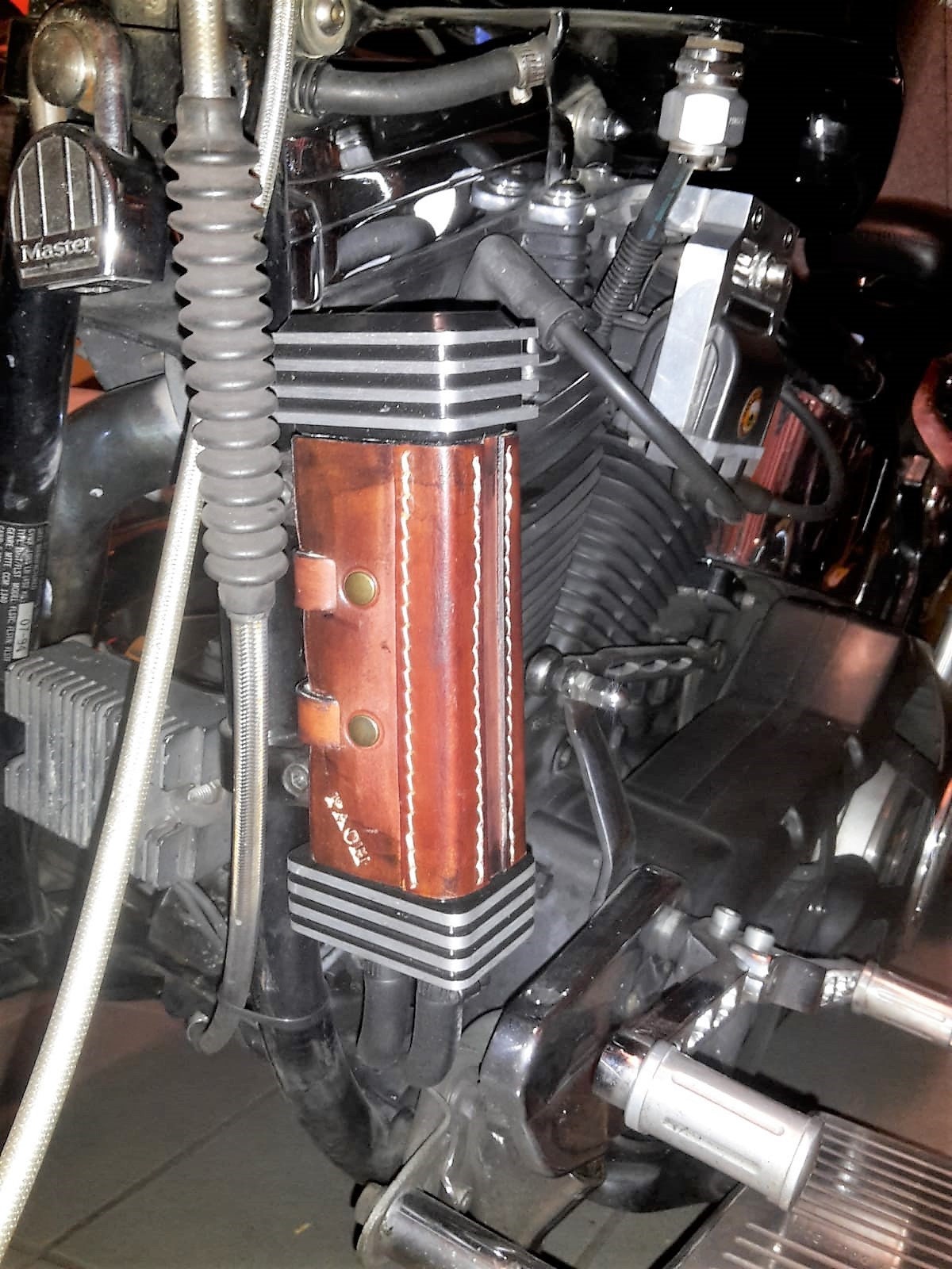 Custom Harley motorcycle radiator covers custom motorcycle Etsy