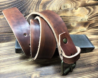 Leather and Leather Belt