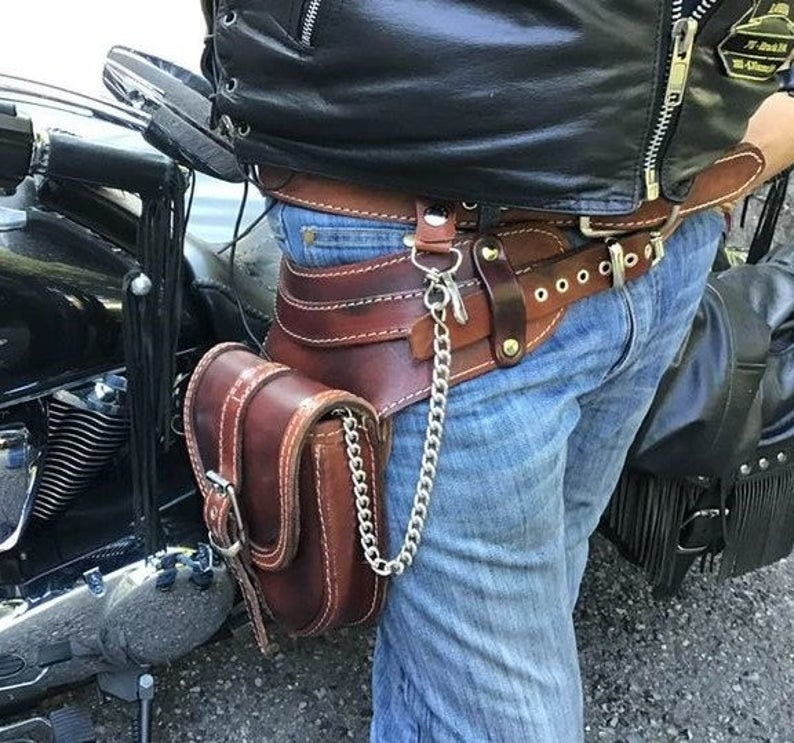 Biker bein tasche - .de