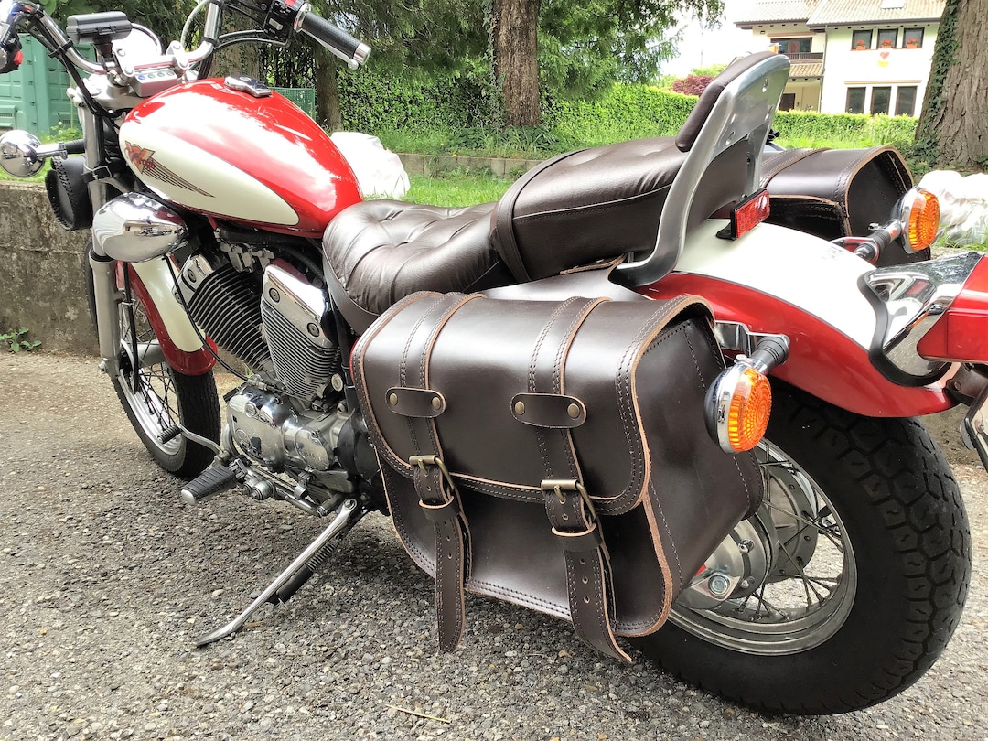 Saddlebag for Yamaha XV 535 Virago, SADDLEBAG 118 in Real