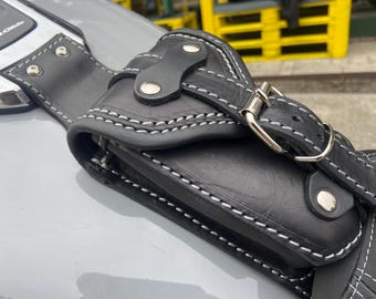 Harley Sport Glide Tank Cover | Code: CS-L41 | Handmade in Italy, genuine leather