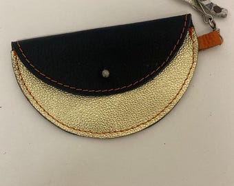 Mini leather wallet bag. Memora.bcn line.