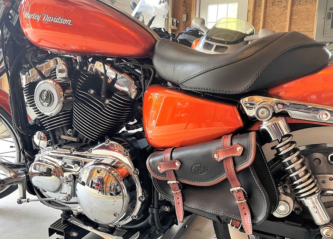 SPORTSTER Side Bag Motorcycle Custom Harley Iron Forty Eight