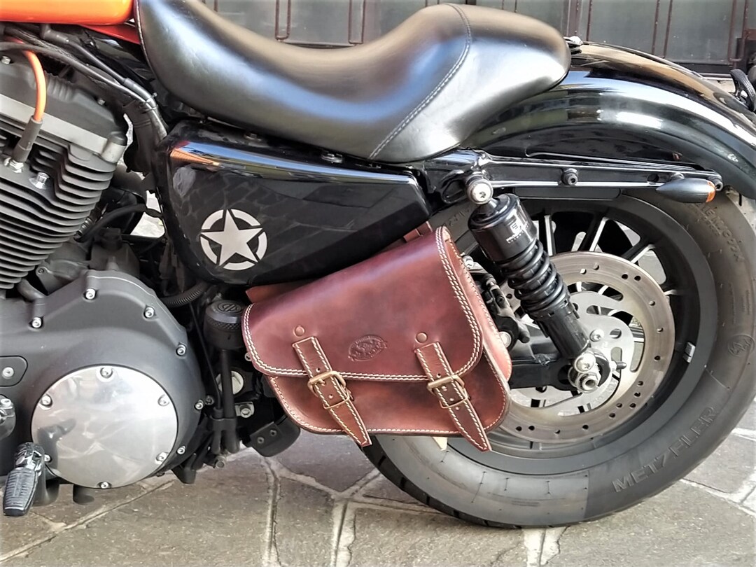 Sportster 883 swingarm bag best sale