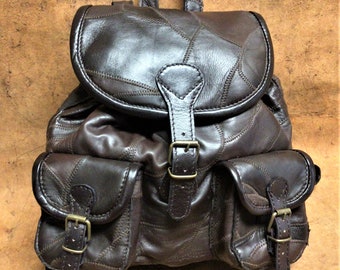 Leather backpack, leather backpack, mochila de cuero, sac à dos cuir, Lederrucksack, JV line, made in Italy