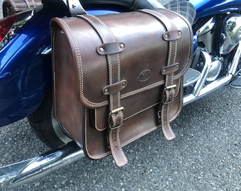 Code MONO 101B2 / Mod. RIGID COWBOY - 3/4 leather lid 4 mm. natural Antiqued by hand, internal steel back, Made in Italy