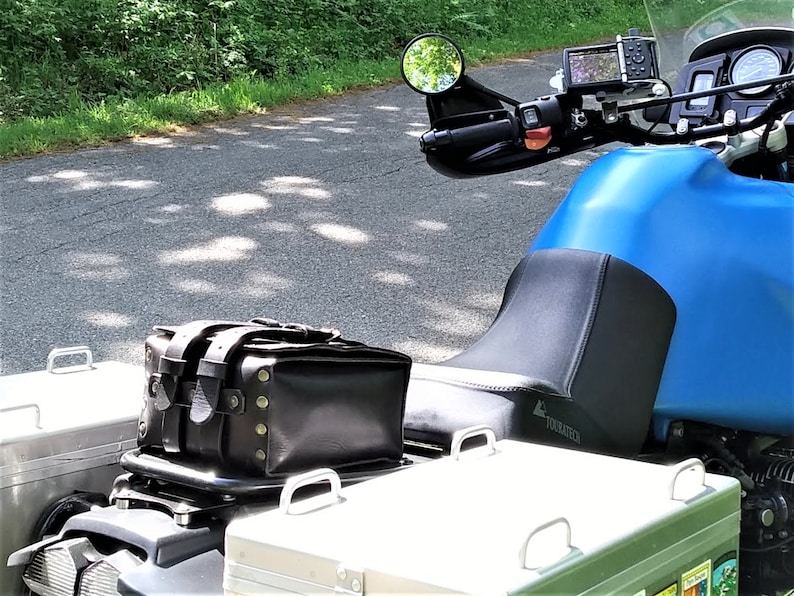 Enduro Motorcycle Tool Bag Café Racer and Scrambler Saddle Etsy