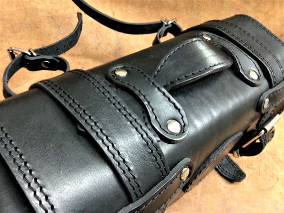 Trike Code 015 / Mod. MINI - Liters 10 Leather Travel Bag 4  display picture 1