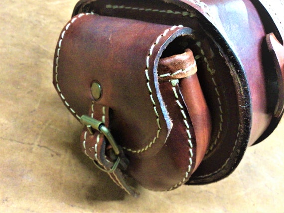 Trike Code 015 / Mod. MINI - Liters 10 Leather Travel Bag 4  display picture 2