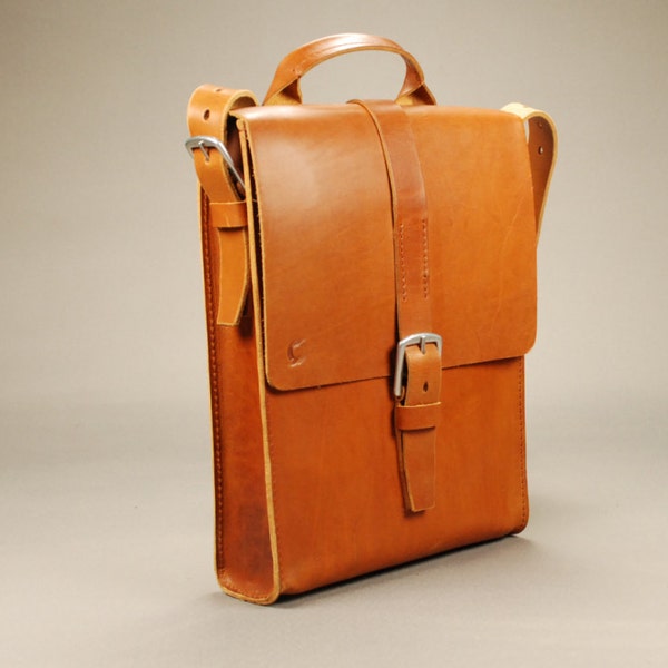 Redoker Postman Satchel Bag - Genuine leather satchel / Shoulder bag / Crossbody bag / Mens satchel / Womens satchel