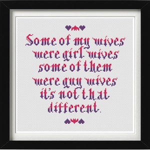 Nandor Cross Stitch Pattern. Some of my wives were girl wives, some of them were guy wives. What We Do in the Shadows Vampire - WWDITS - PDF