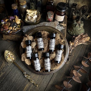 One Dram Vial of Your Favorite HagRoot Oil - You Pick The Scent- Perfume, Cologne, Ritual Oil, Conjure Oil, Altar Oil, Intention Oil