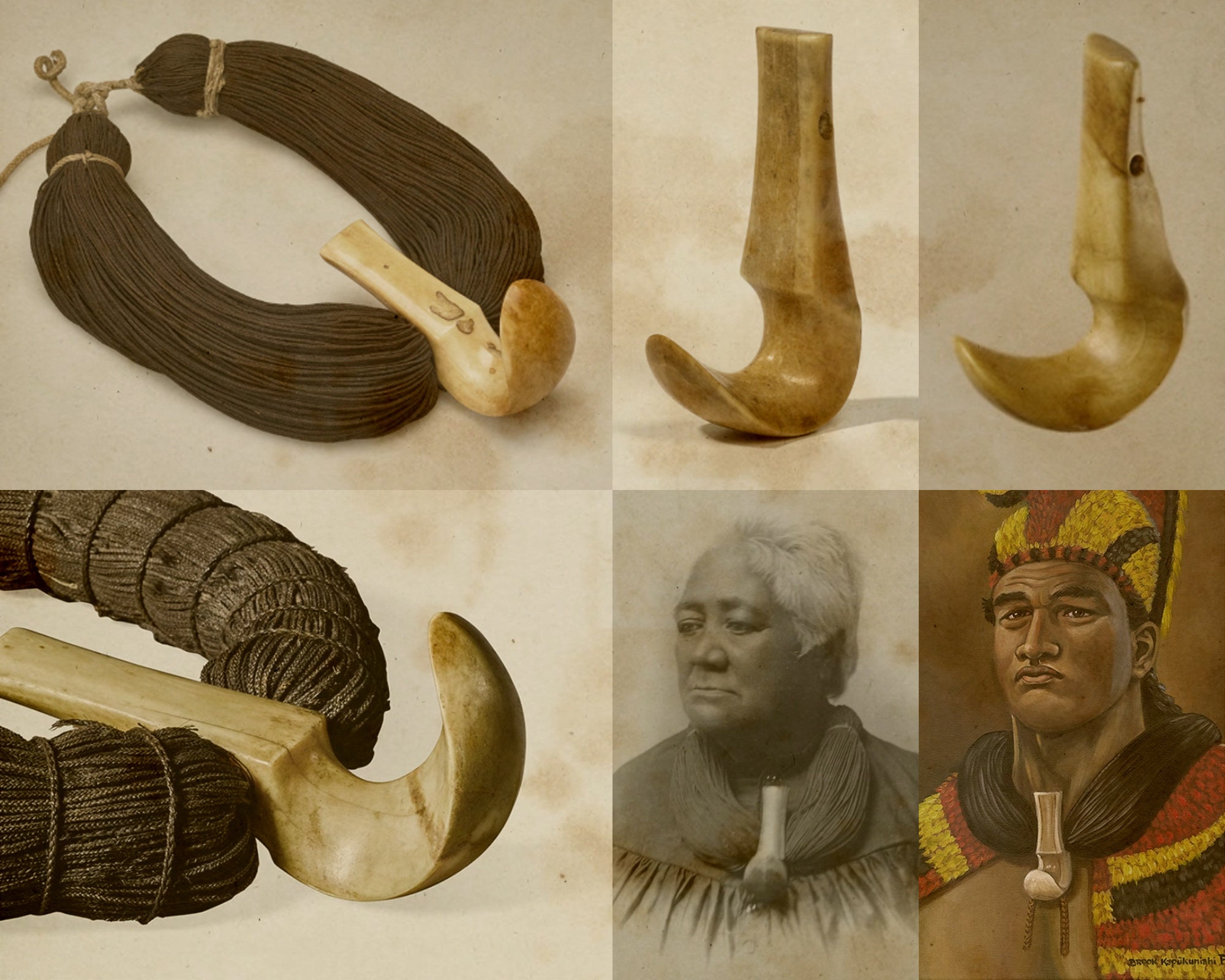 Lei niho palaoa Hawaii ニホ パラオア Lei Niho Palaoa - Hawaiian - The Metropolitan Museum of Art