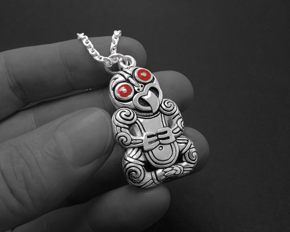 Maori Tiki Figurine Pendant Charm Available Genuine 925 Sterling Silver,  375 9ct Gold, 750 18ct Yellow Gold C2031 - Etsy