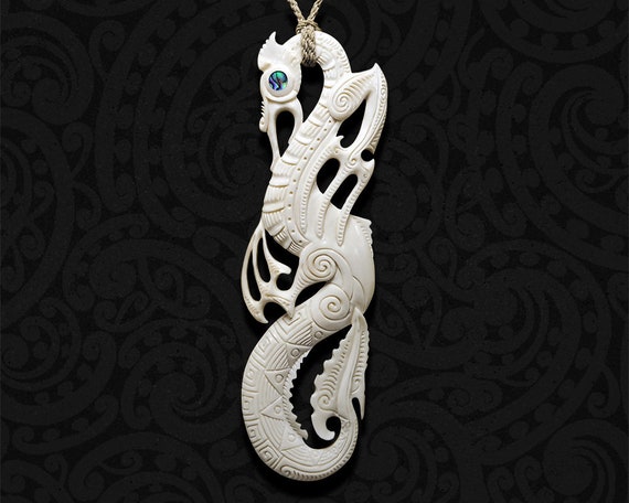Fx016 New Zealand Necklace Maori Pendant Spiral Koru Choker Retro Jewelry  Tribal Style Imitation Yak Bone Necklace Amulet Gift | Fruugo ZA