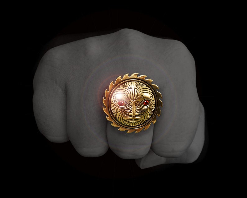 Maori Ring New Zealand Tribal Statement Ring Handmade by Etsy