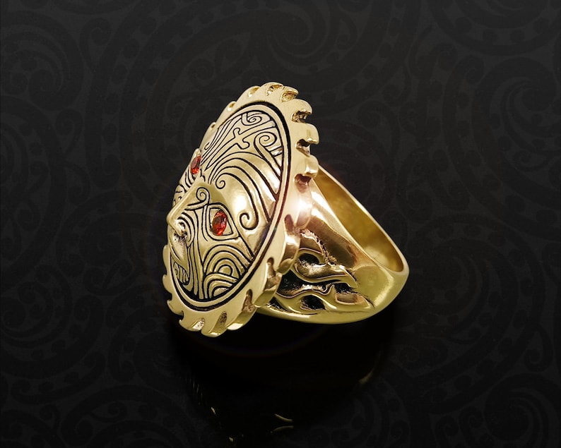 Maori Ring New Zealand Tribal Statement Ring Handmade by Etsy