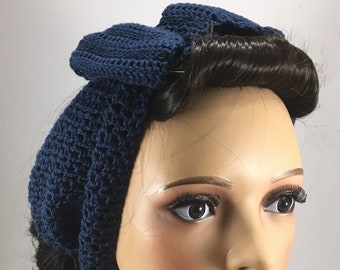 Bobby Dazzler 1940's/1950's Wide Headwrap - Wear Two Different Ways!