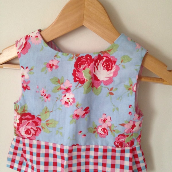 Cath Kidston Rosali peplum top 6-12 months