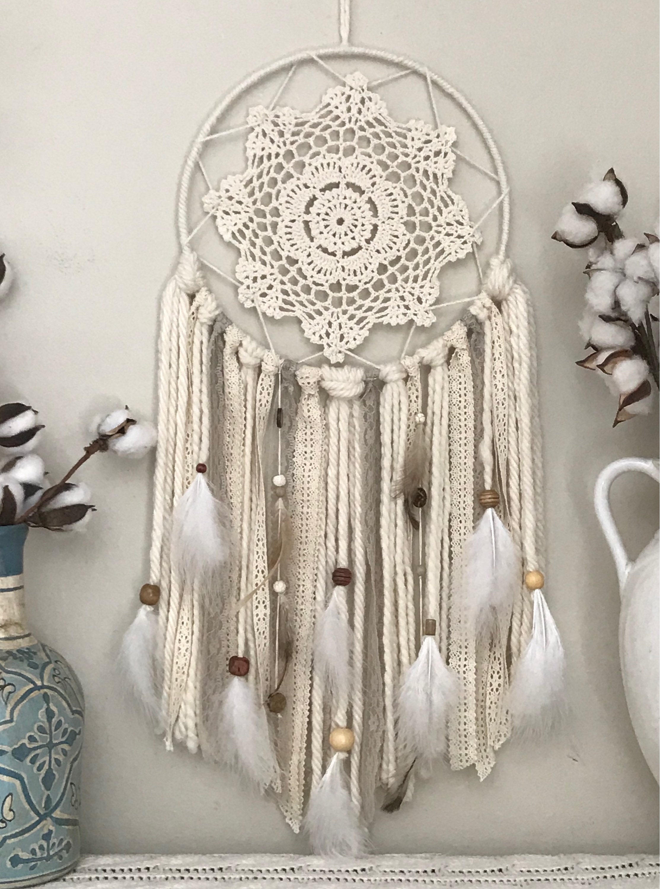 Large Dream Catcher Wall Hanging Boho Wall Decor Hippie | Etsy