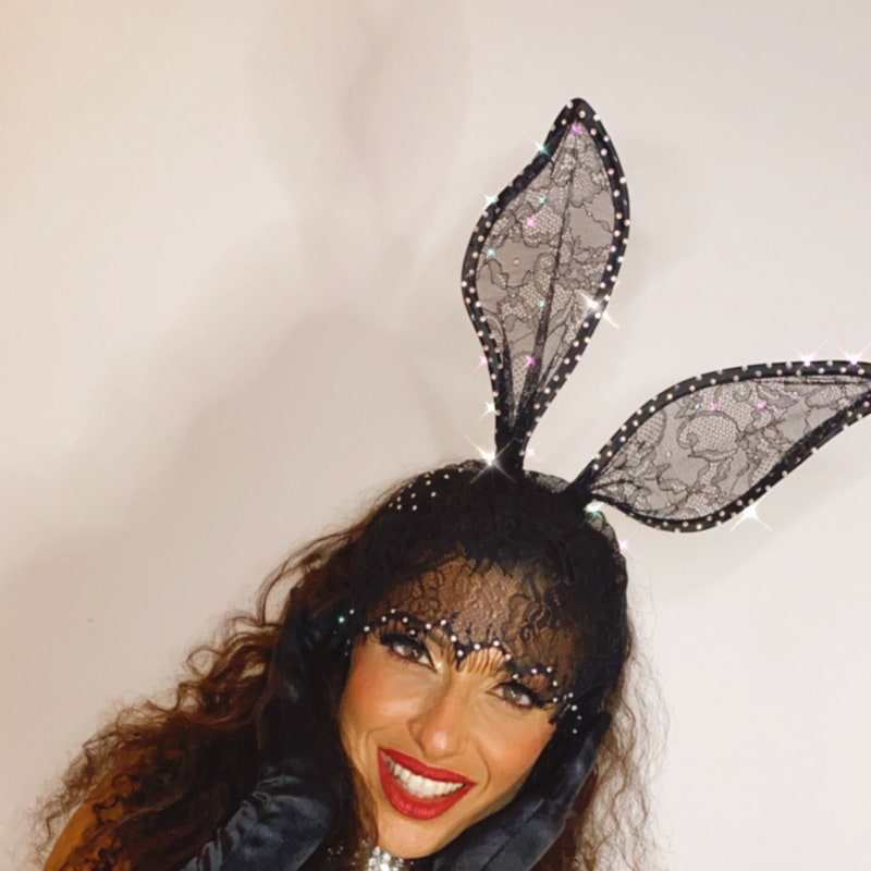Playboy Bunny Ears Costume - Etsy