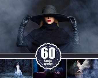 60 color colored fog smoke Photo Overlays, Photoshop overlay, realistic cigarette smoke, mistical mistic foggy clouds effect, jpg file
