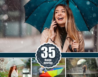 35 Rain rainbow Photoshop Overlays, Photography Photo Prop, drops, backdrops, Photo effect, Realistic rain,  Raindrops, png jpg