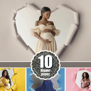 10  Ripped paper, Digital backdrop, Maternity overlay, Torn paper, Photo Digital Overlays, Photoshop overlay, Studio digital background, png