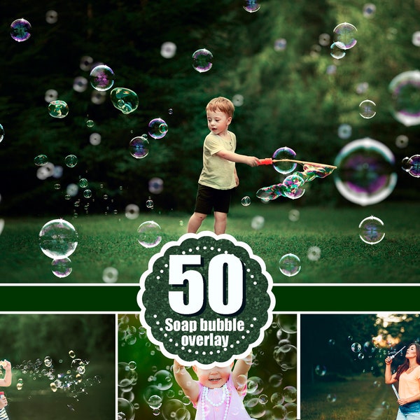 50 Bubbles Photoshop Overlays: Realistic Soap air bubbles Photo effect, Outdoor photo Sessions, Photoshop Mix Overlay, Photo Overlays, png