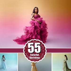 55 Colorful Backdrop, Maternity background overlay, Maternity digital backdrop, Gradient overlay Shadow Overlays Texture, jpg