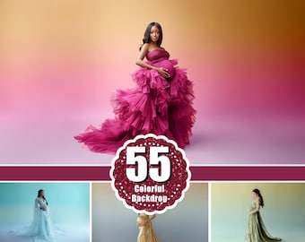 55 Colorful Backdrop, Maternity background overlay, Maternity digital backdrop, Gradient overlay Shadow Overlays Texture, jpg