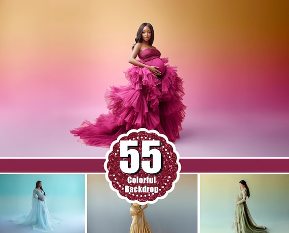 55 Colorful Backdrop, Maternity background overlay, Maternity digital backdrop, Gradient overlay Shadow Overlays Texture, jpg