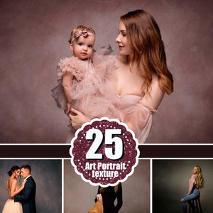 25 Portrait art texture, Studio digital backdrop, Photoshop overlay, Textures bundle, Texture overlays for photo, Maternity photo edit, jpg