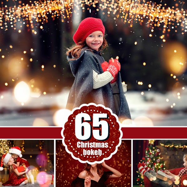 65 Gold Christmas bokeh, Golden string light, Magic shine fairy light, Photoshop overlay,  Bokeh filter, Christmas light overlay, jpg