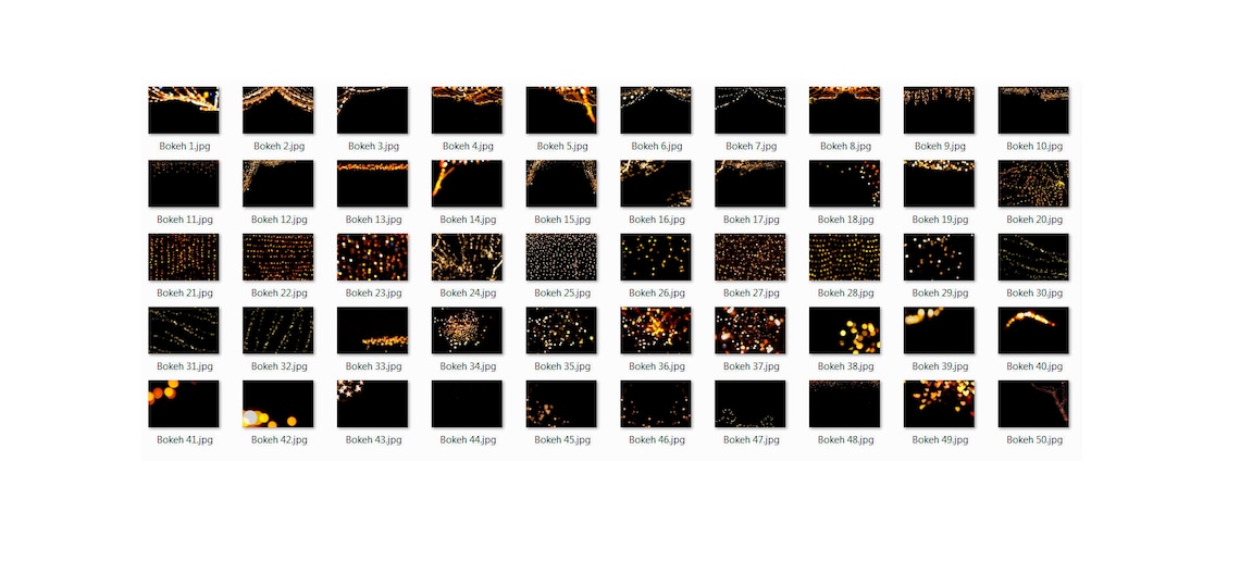 50 gold christmas magic shine bokeh Photoshop Overlays image 2